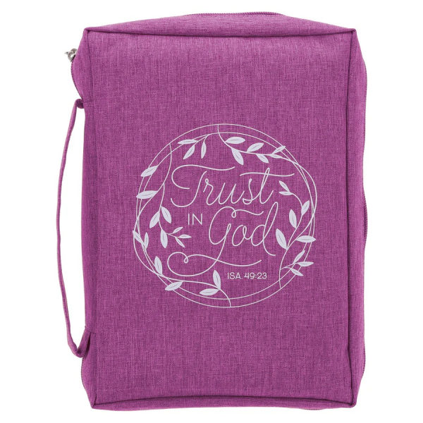 Live by Faith Grow in Grace Walk in Love Polyester Bible Bag
