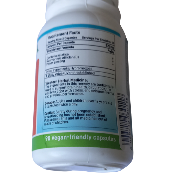 Feelgood BrainShine - Herbal Brain Tonic boosts memory & brain functioning