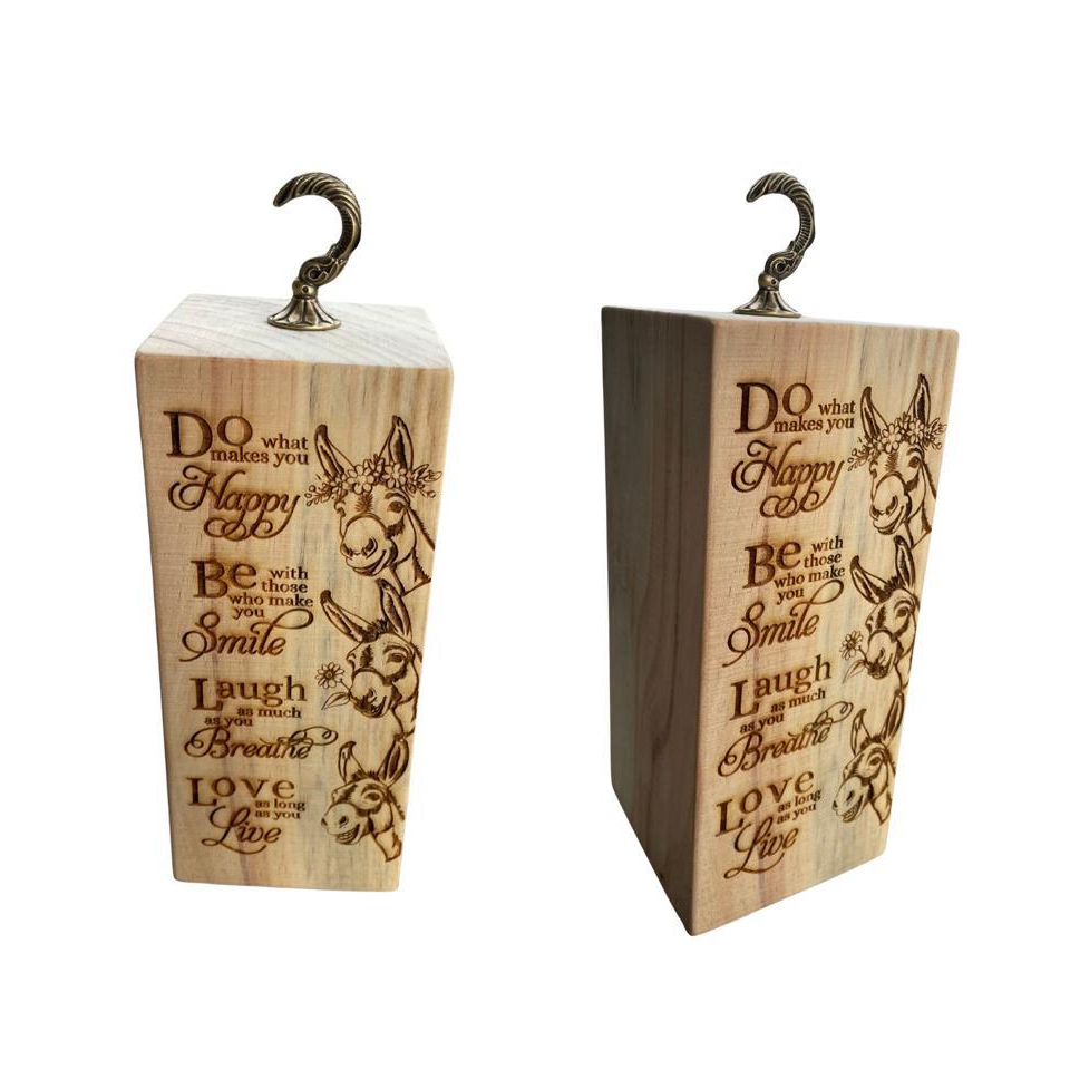 Engraved Wooden Block Doorstops (95mm x 220mm)