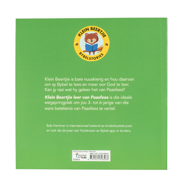 Childrens Book - Klein Beertjie Leer Van Paasfees - Sagteband