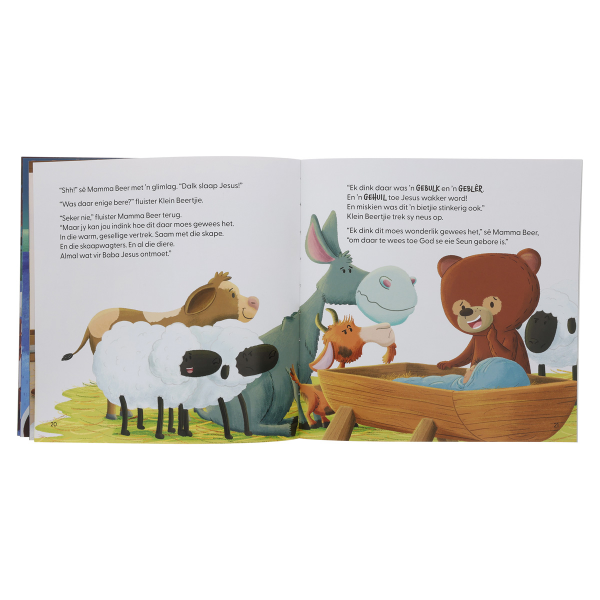 Childrens Book - Klein Beertjie Ontmoet vir Baba Jesus (Sagteband)