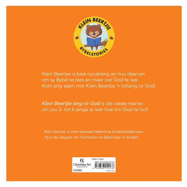 Childrens Book - Klein Beertjie Sing vir God - Sagteband