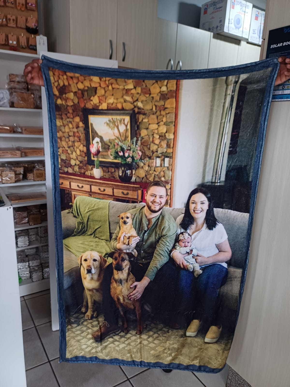 Personalized Printed Fleece Blanket (1m x 1.4m)