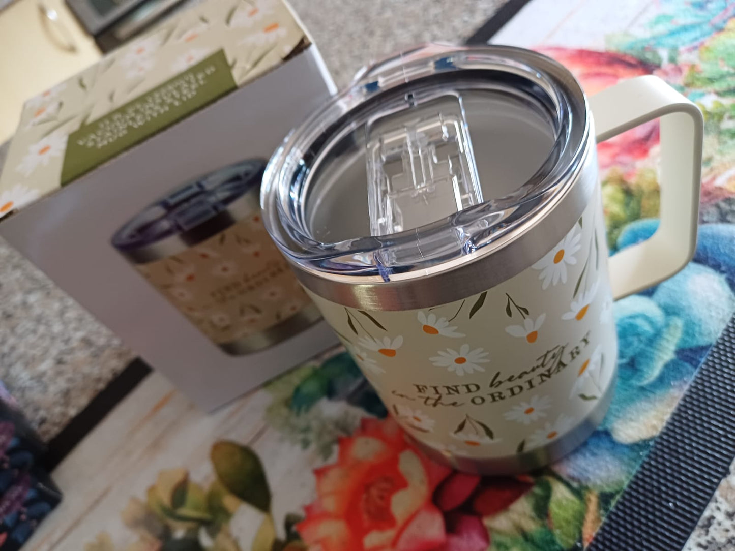 Find Beauty In The Ordinary Stainless Steel Travel Mug