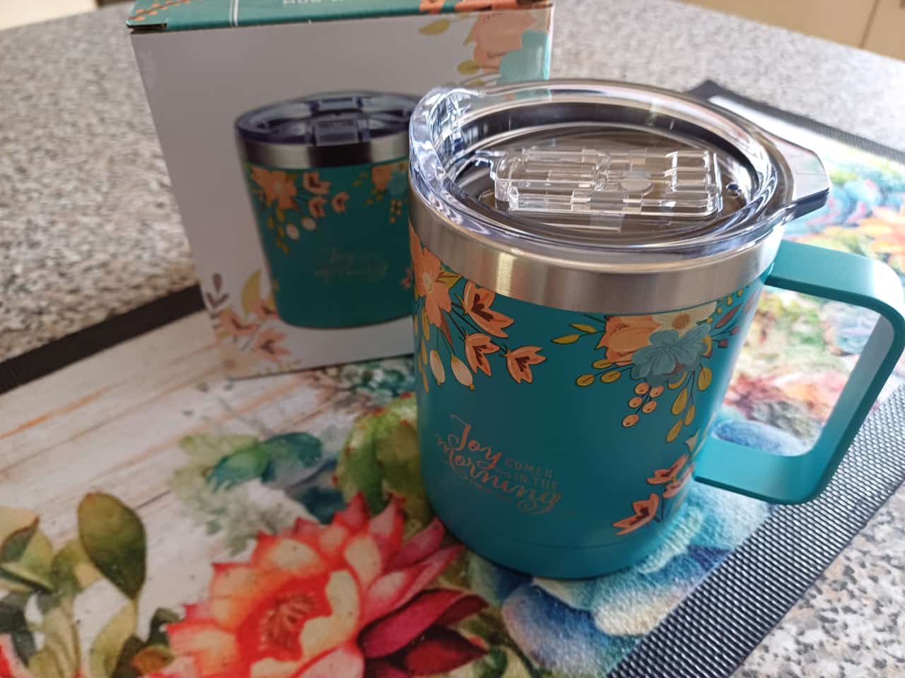 Joy Comes In The Morning Stainless Steel Travel Mug - Psalms 30:5