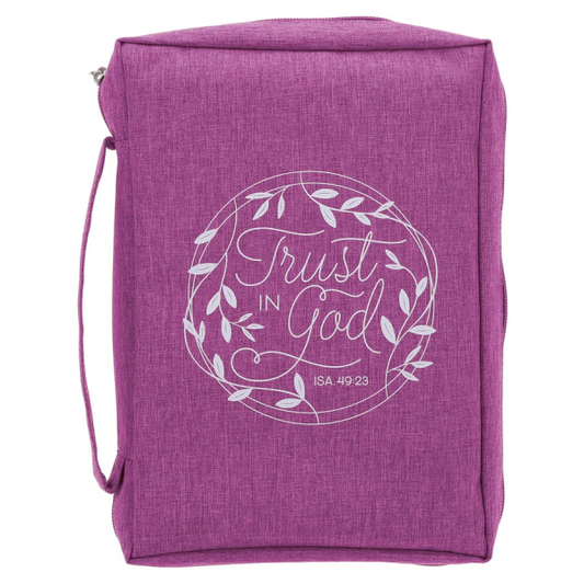 Live by Faith Grow in Grace Walk in Love Polyester Bible Bag