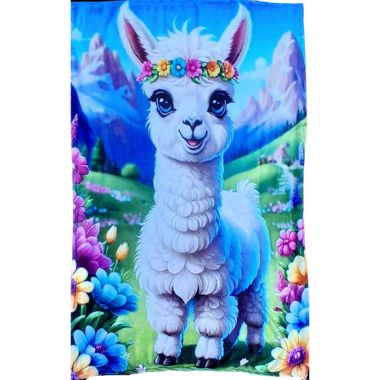 Personalized Printed Fleece Blanket (1m x 1.4m)