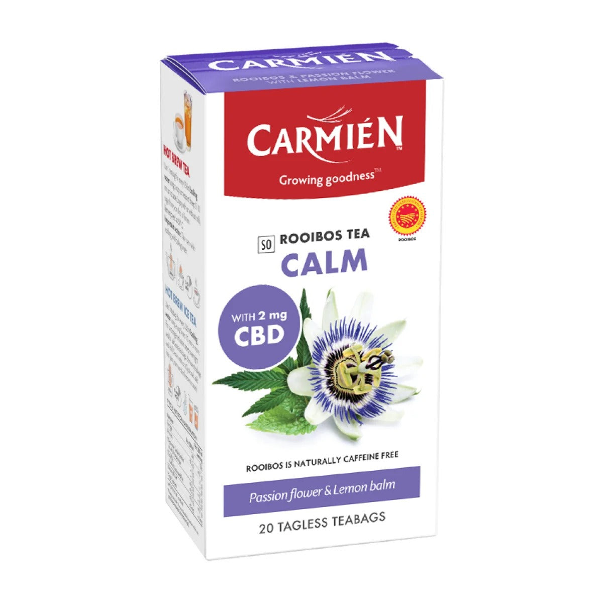 Carmien Tea - Calm with CBD and Passionflower (20 Teabags)