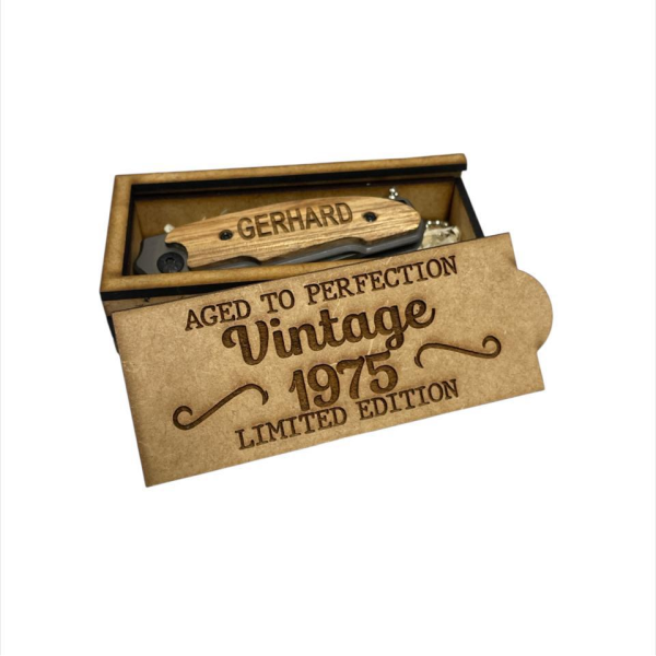 Personalized Gerber Pocket Knife & Box