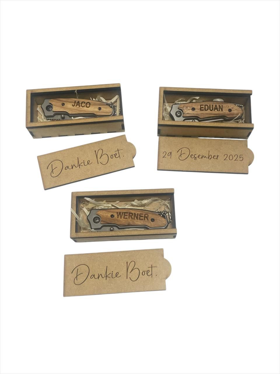 Personalized Gerber Pocket Knife & Box