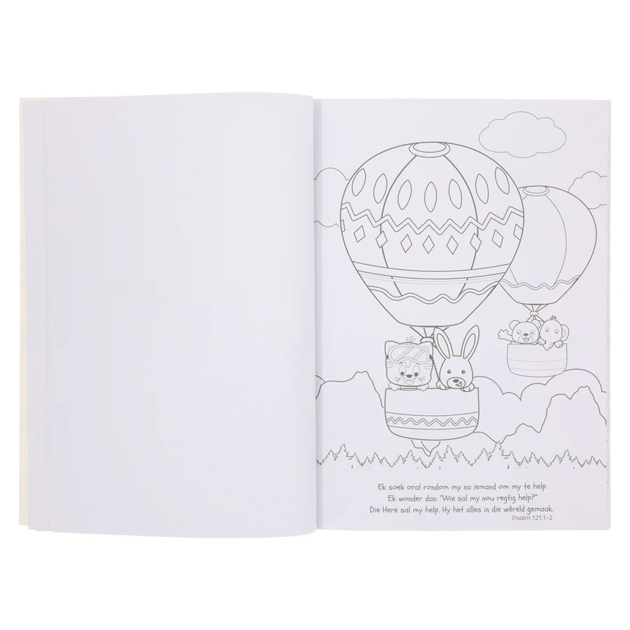 Children's Book - God Is by My Waar Ek Ook Al Gaan: 'n Inkleur Avontuur vir Kinders (Sagteband)