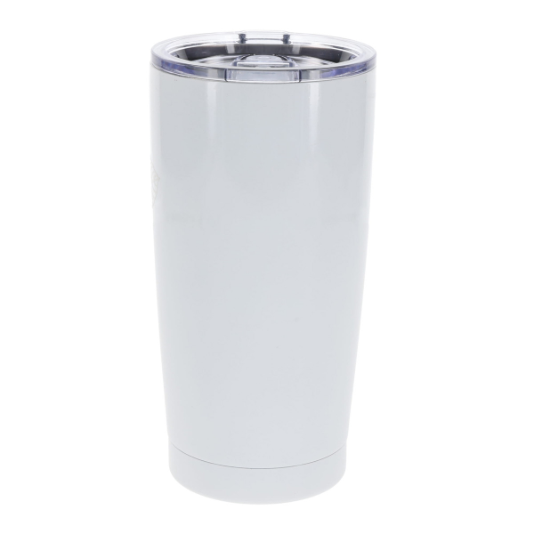 White S/Steel Travel Mug - He Has Made Everything Beautiful In Its Time