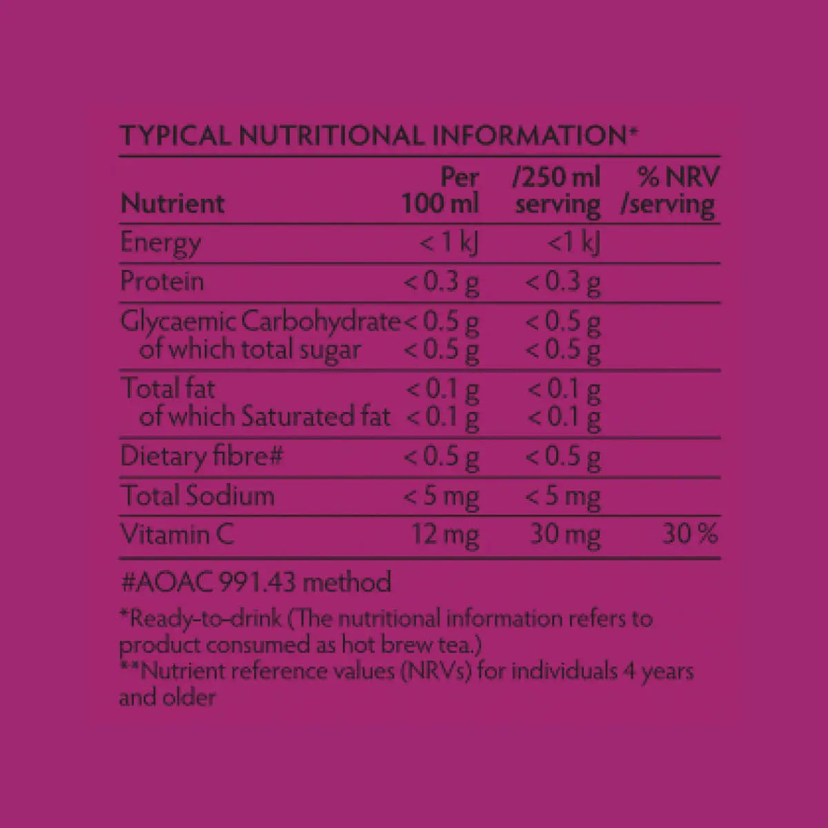 CarmienTea - Kiddies Berry Boost Vit C - 20's