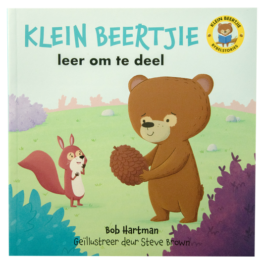 Childrens Book - Klein Beertjie Leer Om Te Deel (Sagteband)