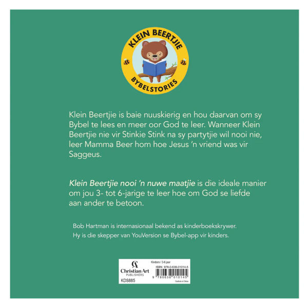 Childrens Book - Klein Beertjie Nooi 'n Nuwe Maatjie - Sagteband