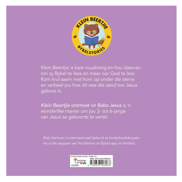 Childrens Book - Klein Beertjie Ontmoet vir Baba Jesus (Sagteband)