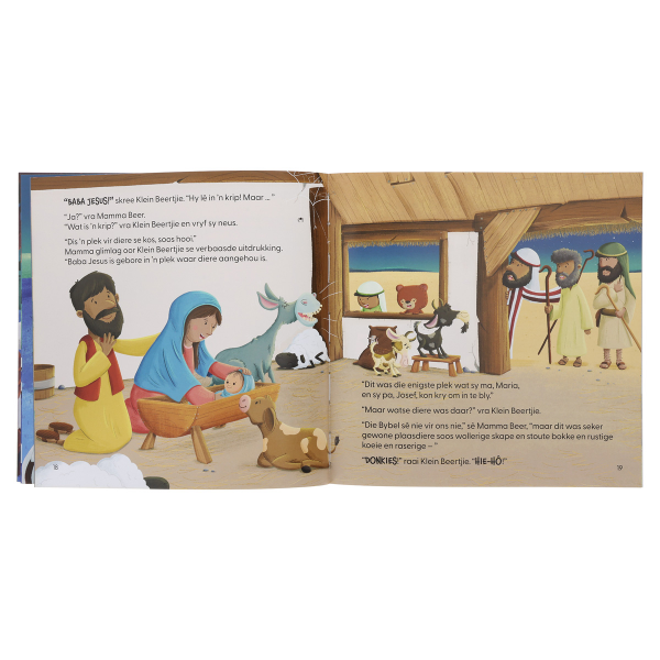 Childrens Book - Klein Beertjie Ontmoet vir Baba Jesus (Sagteband)