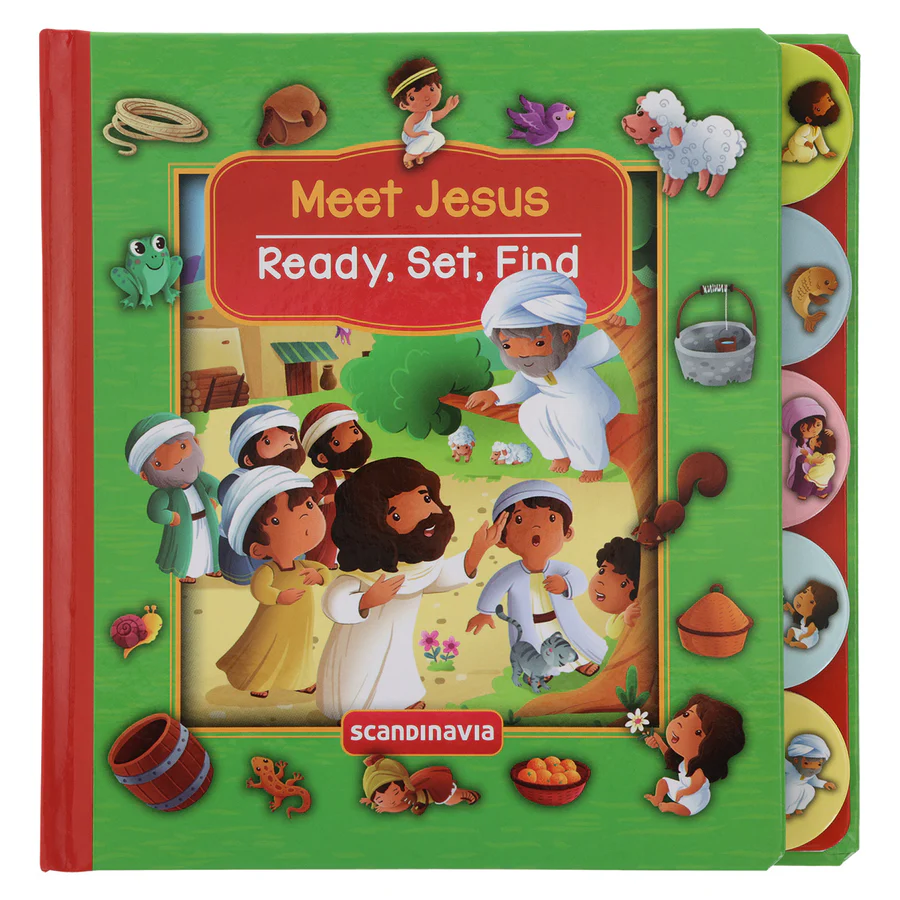Children's Book - Meet Jesus - Ready, Set, Find (Board Book)