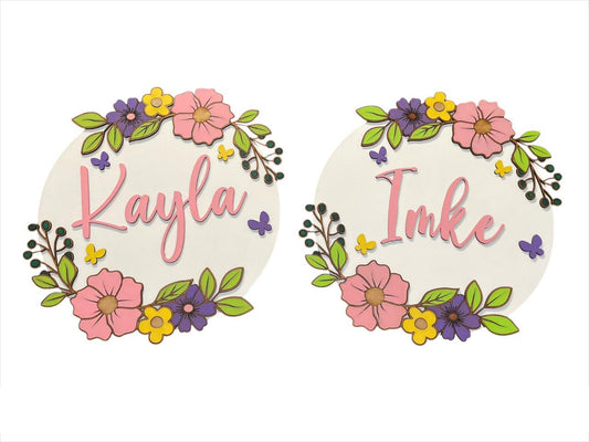 Personalized Wooden Name Sign (34cm)