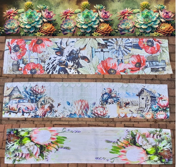Personalized Printed Table Runner