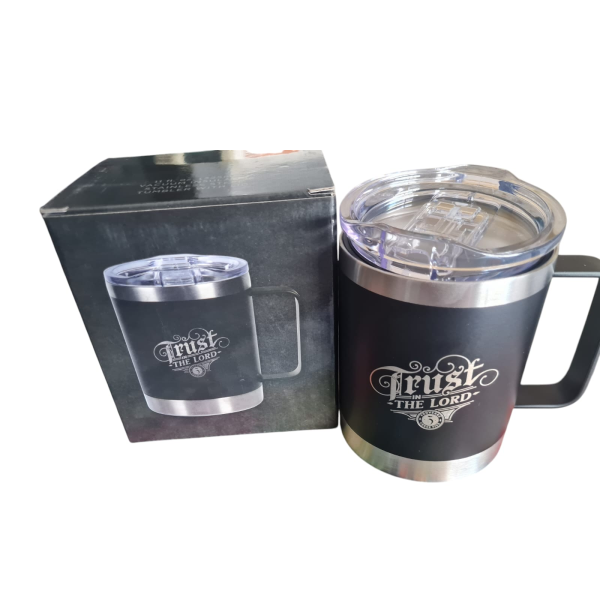 Trust in the Lord Stainless Steel Camp Style Mug