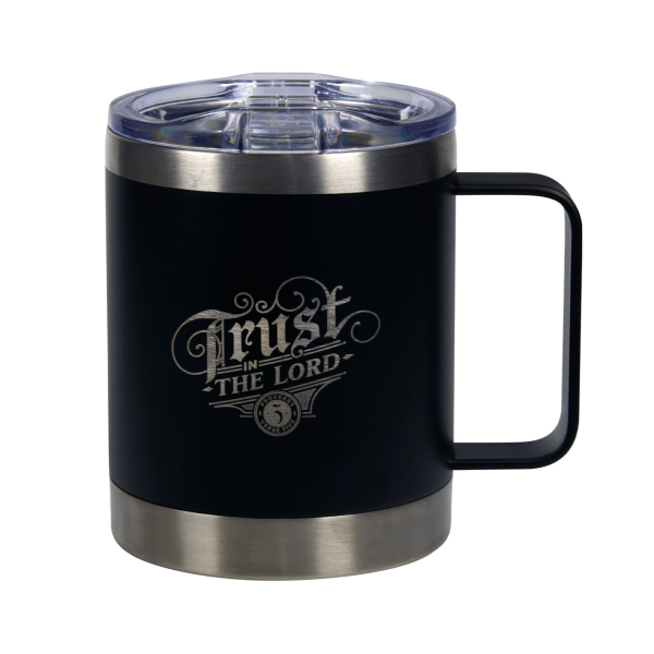Trust in the Lord Stainless Steel Camp Style Mug