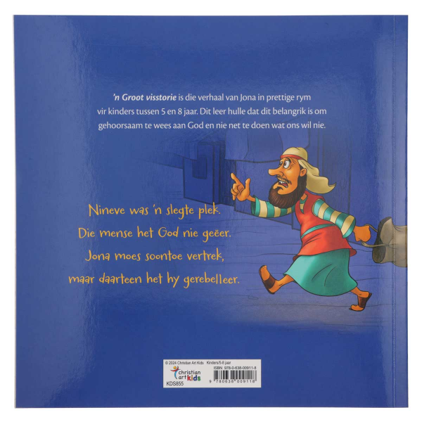Christelike Storieboek - ’n Groot Visstorie: Die Verhaal van Jona (Sagteband)