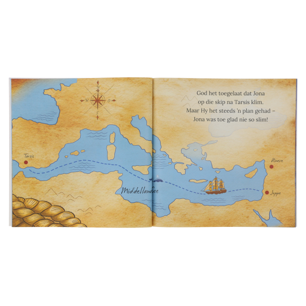 Christelike Storieboek - ’n Groot Visstorie: Die Verhaal van Jona (Sagteband)