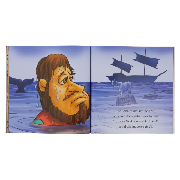 Christelike Storieboek - ’n Groot Visstorie: Die Verhaal van Jona (Sagteband)